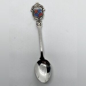 Vtg Hermann 800 Silver Berchtesgaden Germany Mini Souvenir Spoon Sugar Spoon